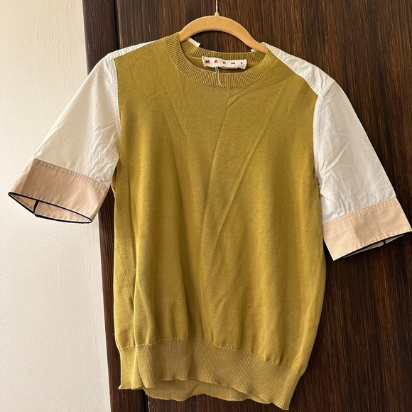Marni Colorblock Knit Top - Picture 1 of 6